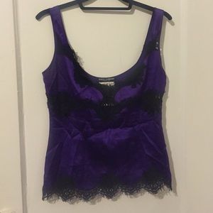 D&G silk/lace tank
