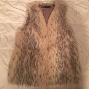 Zara Fur Vest