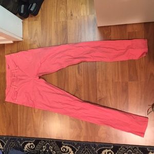 Blank coral jeans