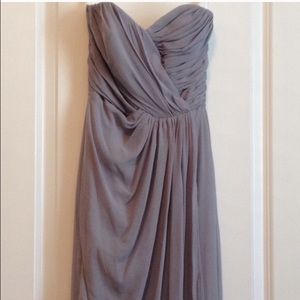 Grey Bridesmaid or Formal Gown