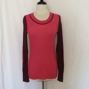 Banana Republic Pink and Brown Sweater