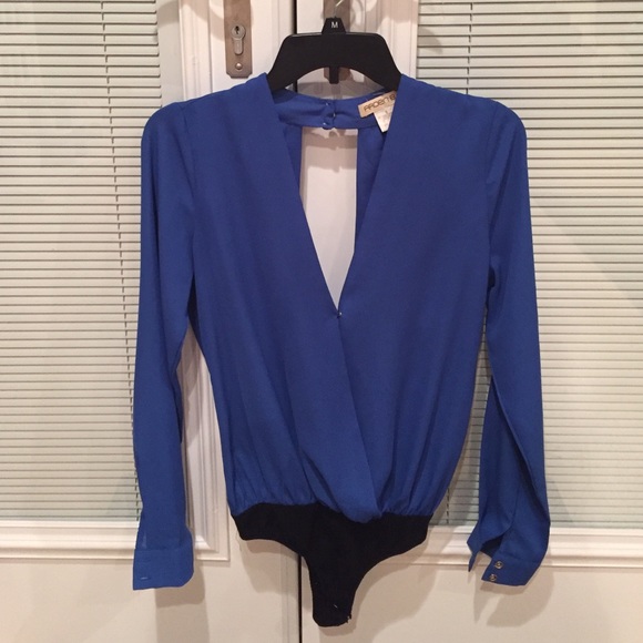 Deep cut bodysuit from Arden B