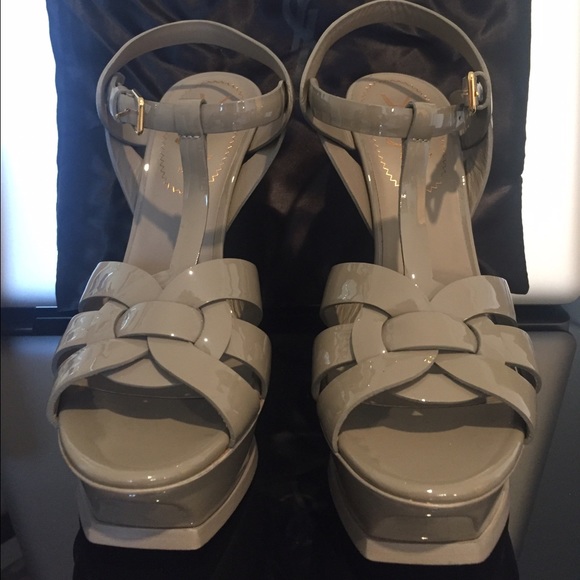 YSL Yves Saint Laurent "Tribute Sandal" 36