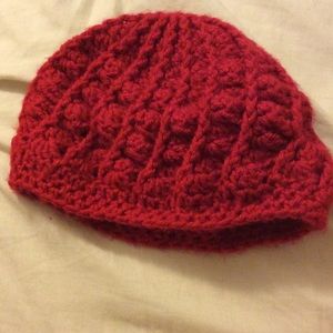 red beanie