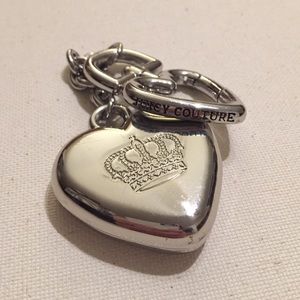 Juicy Couture Heart Crown Keychain