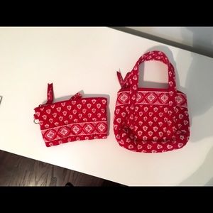 Vera Bradley mini tote & small zippered