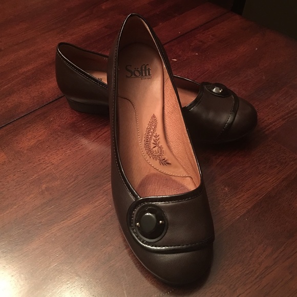 Sofft Poppy Ballerina Flats, Mahogany