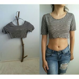 Gray and black stripes