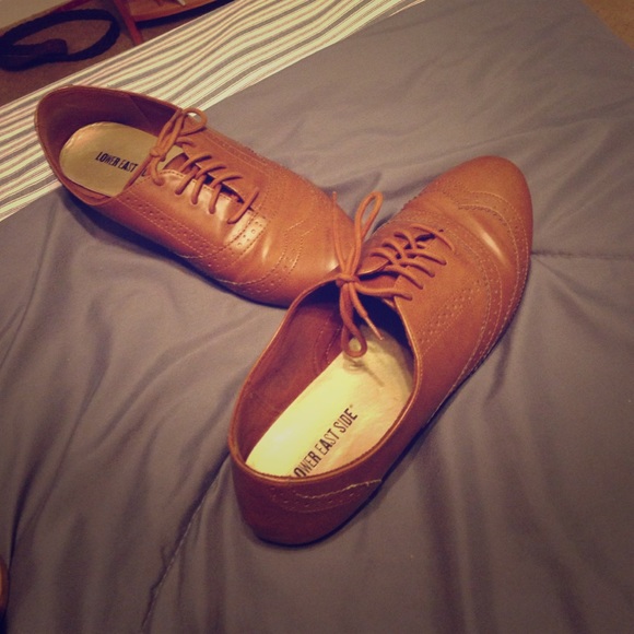 Brown oxfords