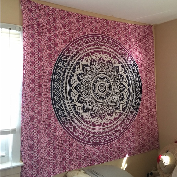 Pink and purple tapestry!