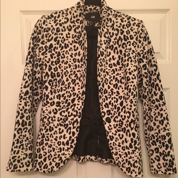 Leopard Print Blazer