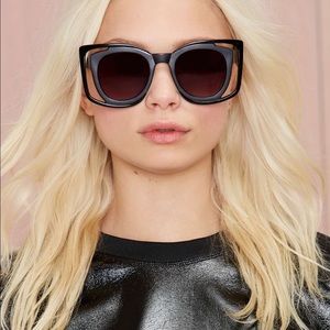 Nasty Gal Now You See Me Cutout Sunglasses