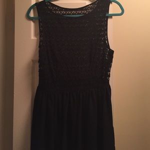 American Apparel Lace Black Dress