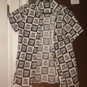 Party killing button down