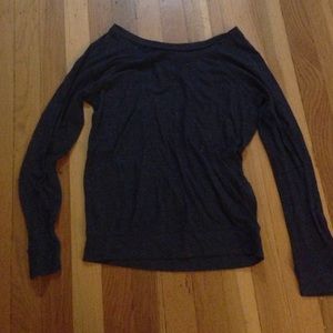 Long sleeve navy top