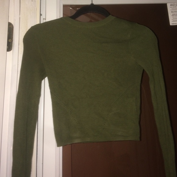 Olive crop top