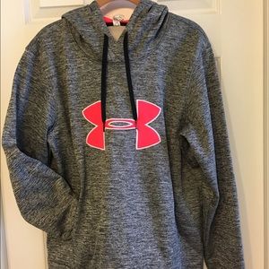 Under Armour sweatshirt.