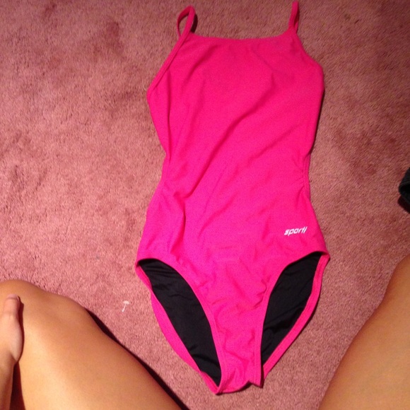 pink one piece