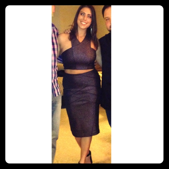 Express Dresses & Skirts - Crop Top & Skirt Set