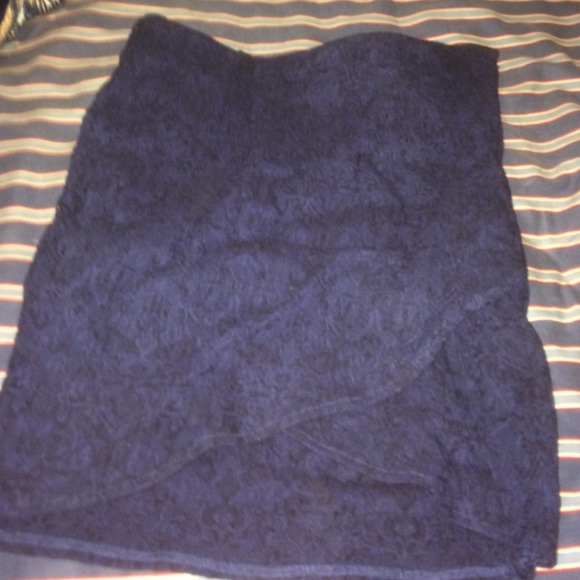 Pazely Navy blue tulip Skirt