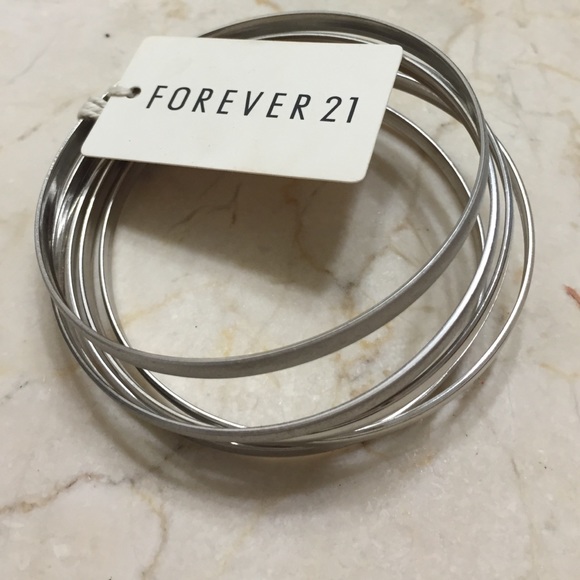 NEW! Stylish Silver Bracelets FOREVER21 😍