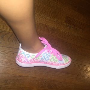 Colorful GUESS shoes