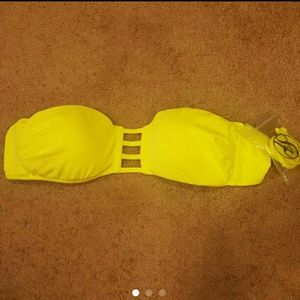BNWT VS caged bandeau bikini top