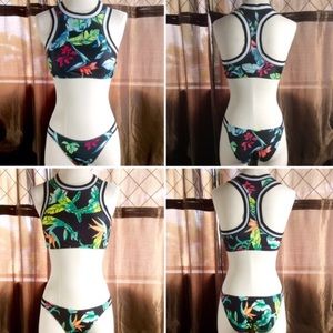 High school neck bikini