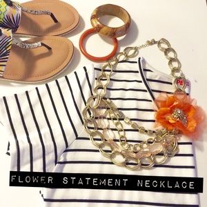 Statement Flower Necklace