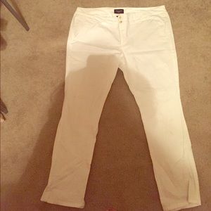 American Eagle White Artist Pants