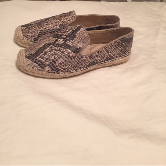 Snakeskin Espadrilles