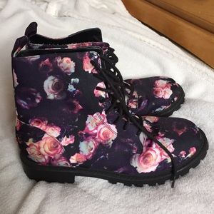 H&M Floral Boots