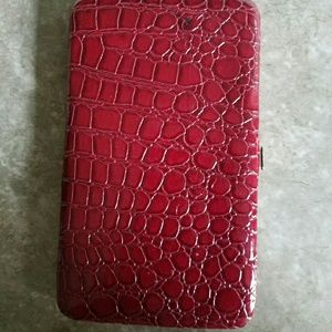 *FREE* Cache red clip wallet