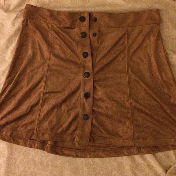 American Eagle suede skirt
