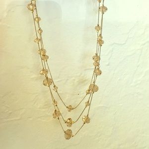 Short statement necklace.