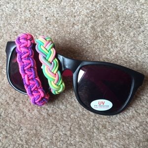 😎 Brand New Neon Bracelets and Sunglasses 😎