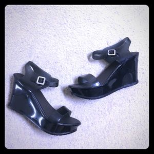 NWOT jelly wedges