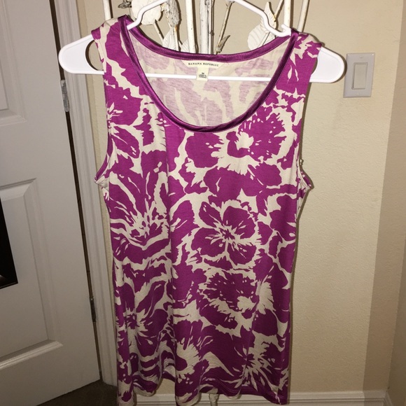 Banana Republic floral blouse