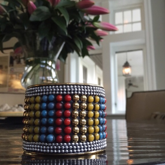 Multi-Colored Studded Boho Cuff - image 4