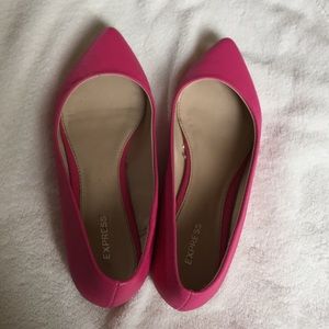 Express pink flats