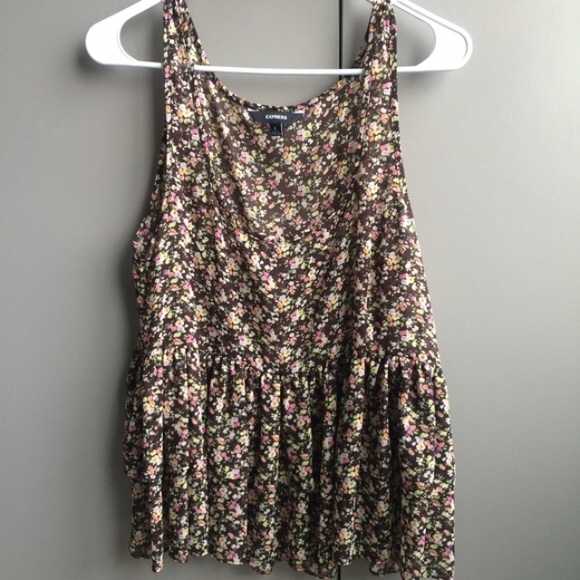 🔅Floral Shear Sleeveless Blouse - Picture 4 of 4