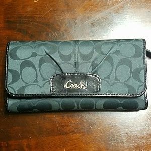Black Coach wallet.