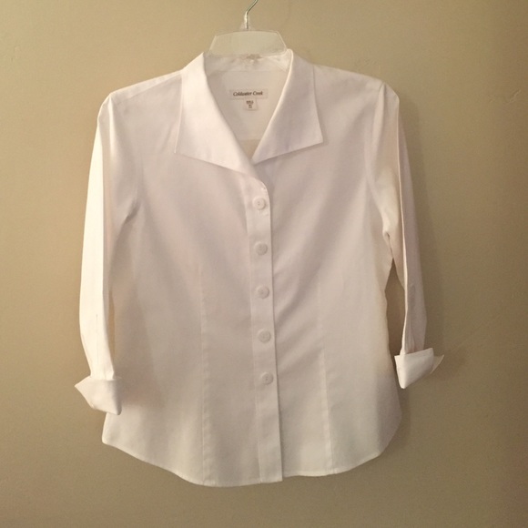 Crisp White Blouse