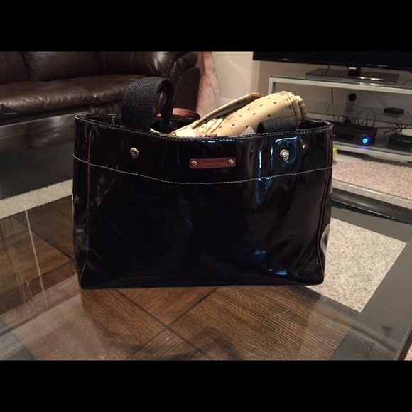 Black Kate Spade Diaper bag