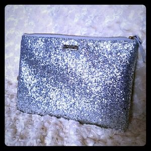 Silver Glitter Clutch