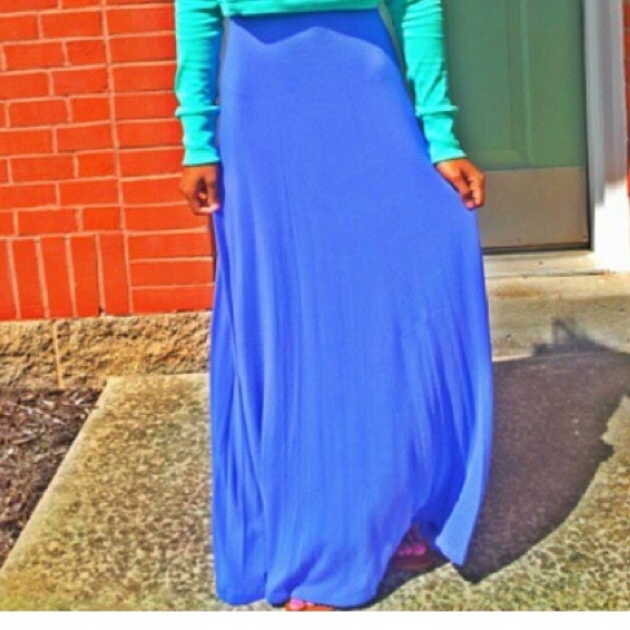 Purple Maxi Skirt