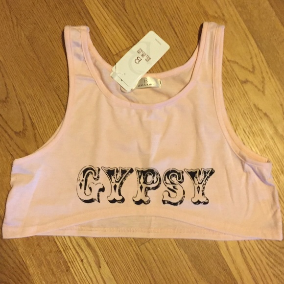 Pastel pink crop top. - Picture 1 of 4