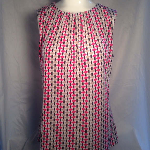 Calvin Klein Pintuck Shell