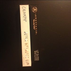 ABH lip gloss & Colourpop ultra metallic lip
