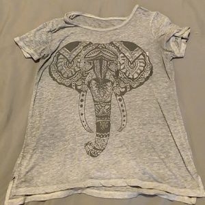 Gray Elephant Top